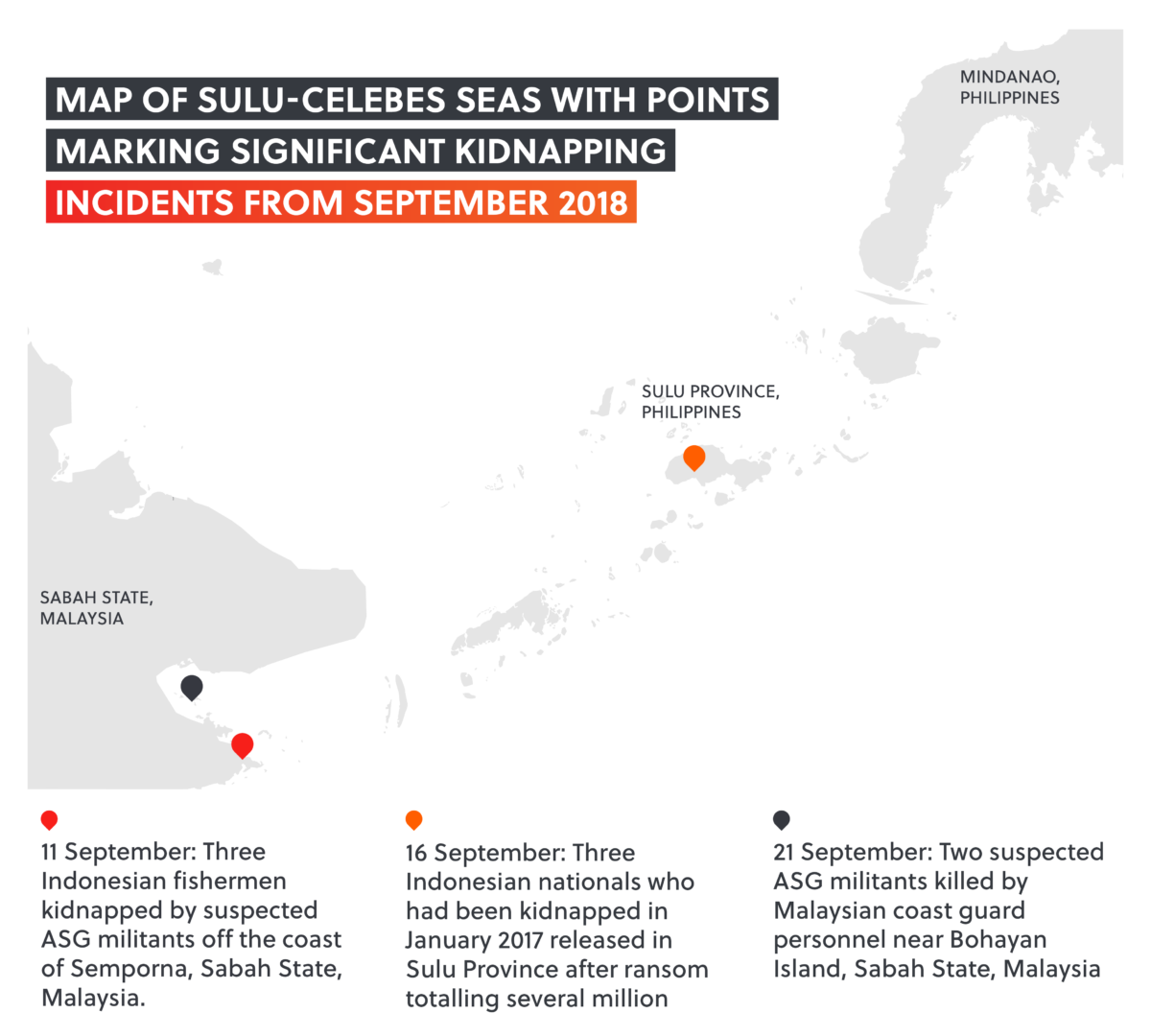Abu Sayyaf kidnapping map