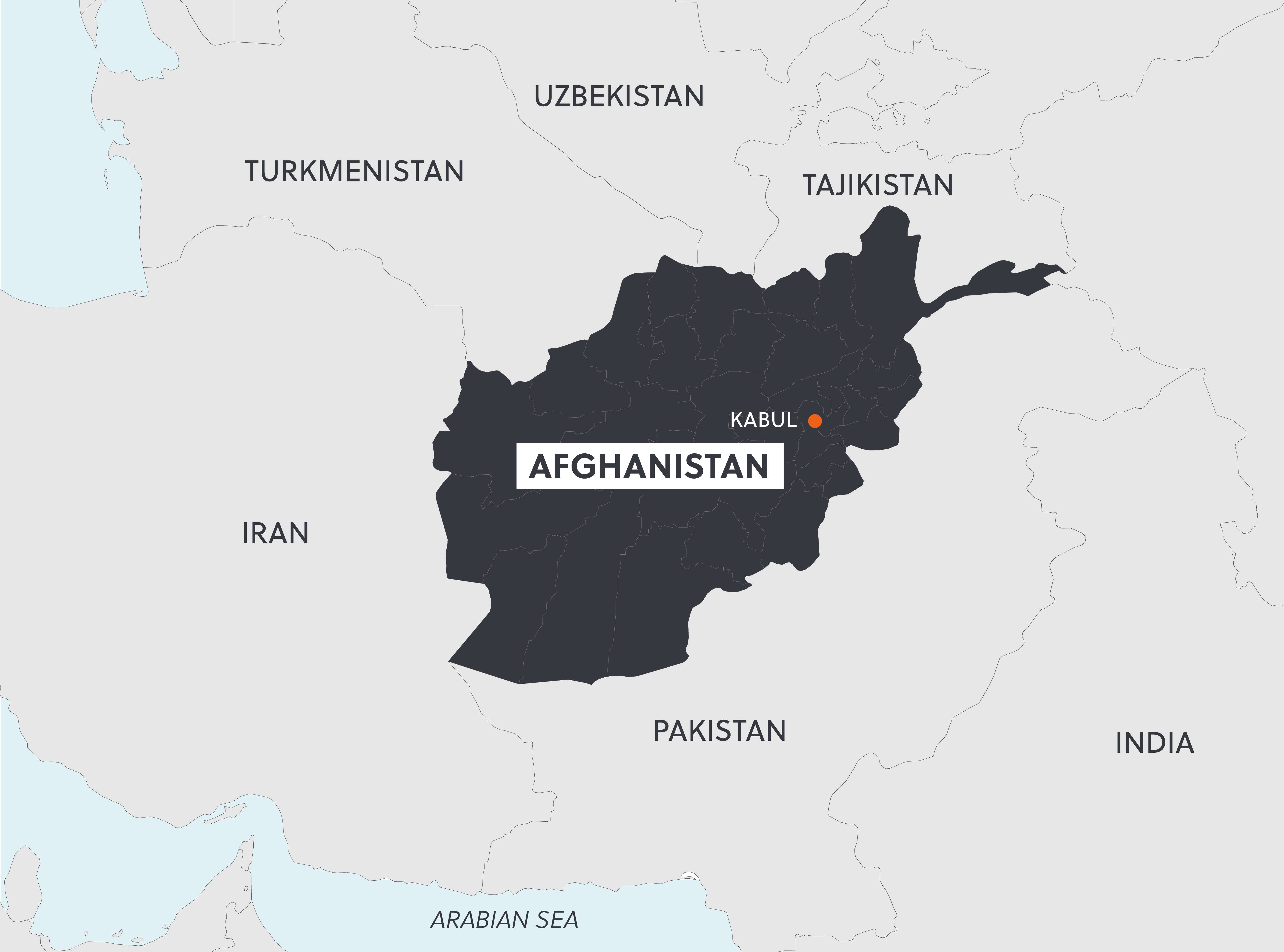 Afghan map