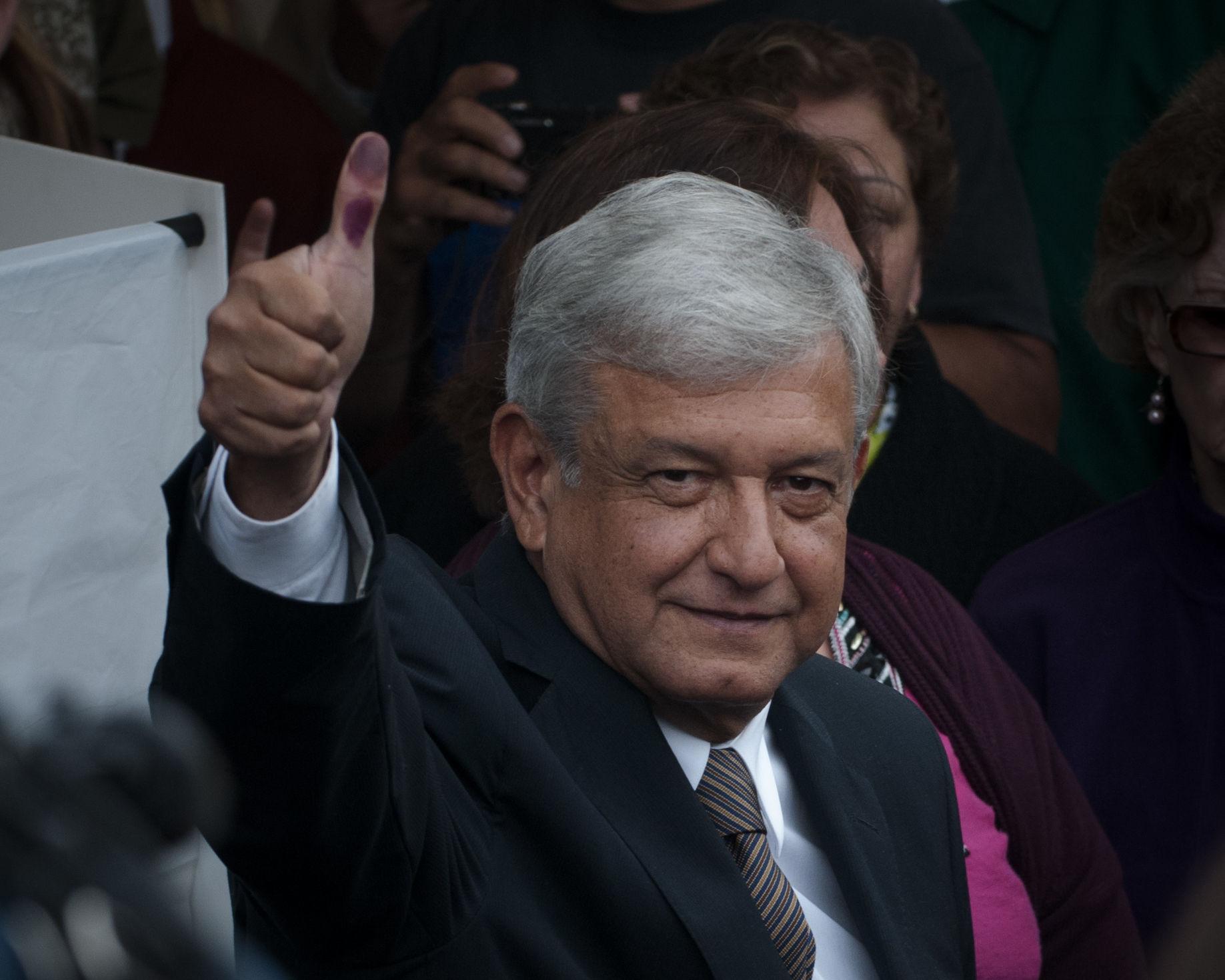 Presidential candidate Andrés Manuel López Obrador - Photograph: Eneas de Troya