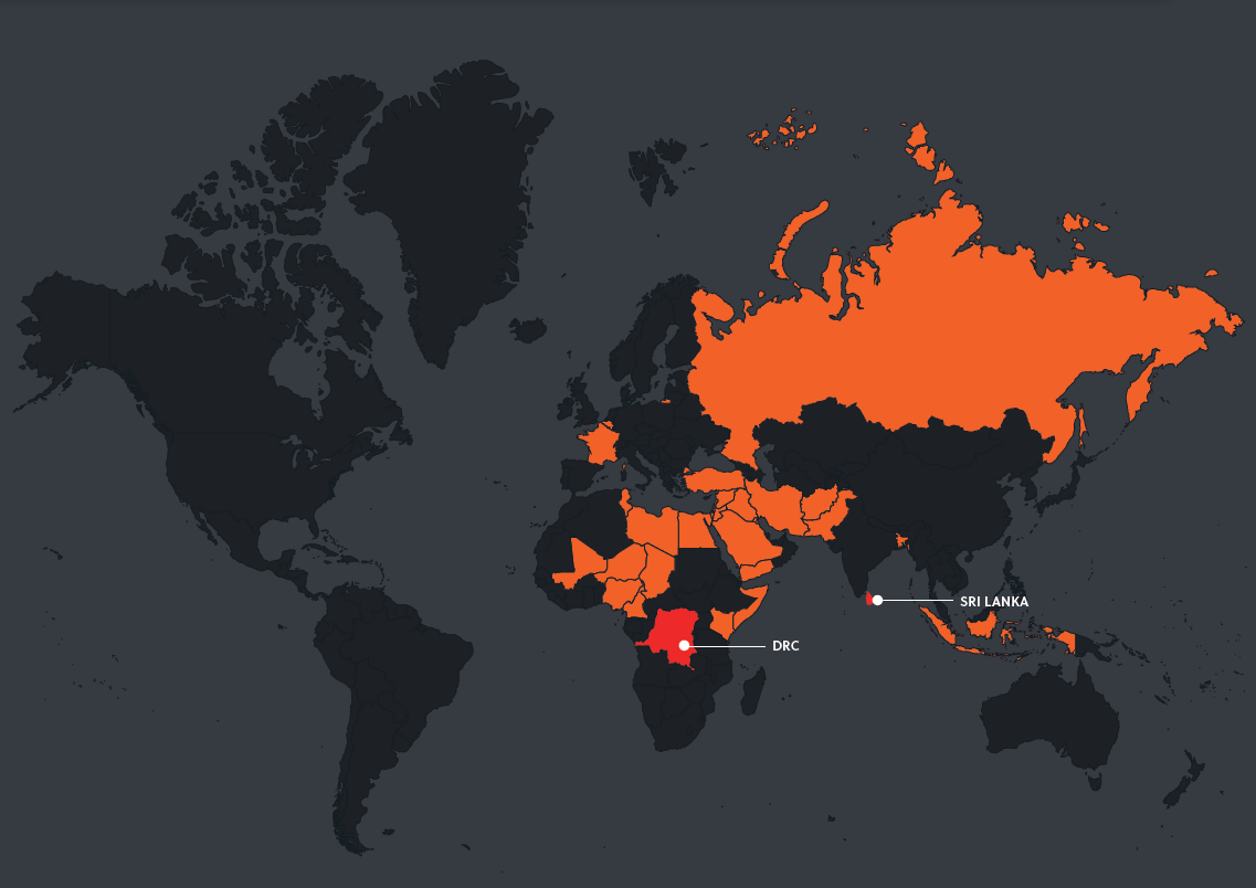 Attacks with confirmed involvement of IS or other affiliated groups