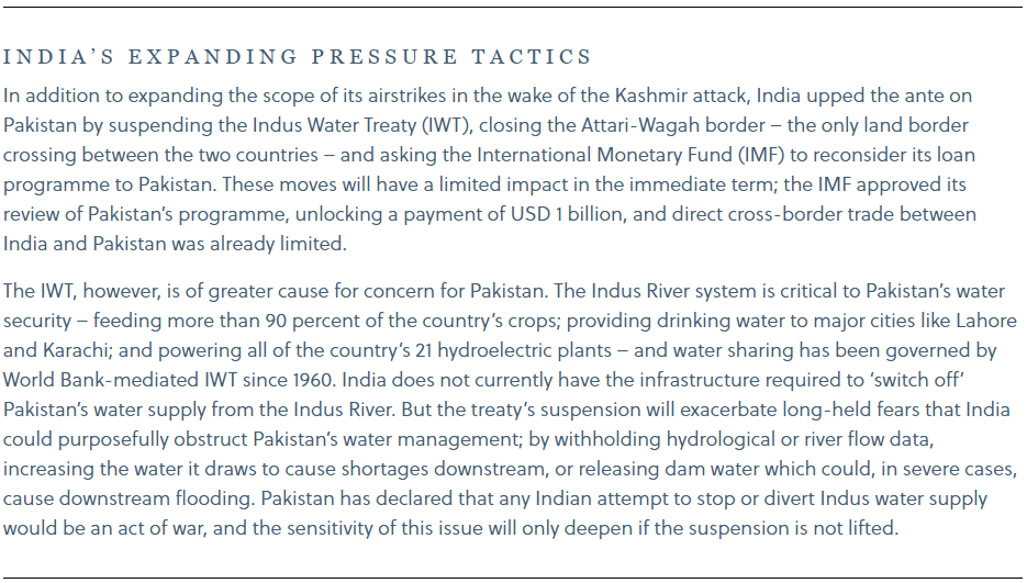 India's pressure tactics