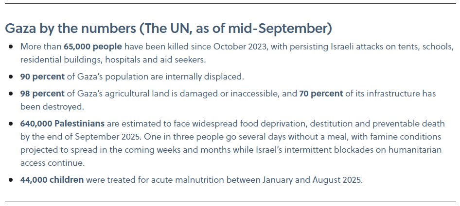 Gaza statistics